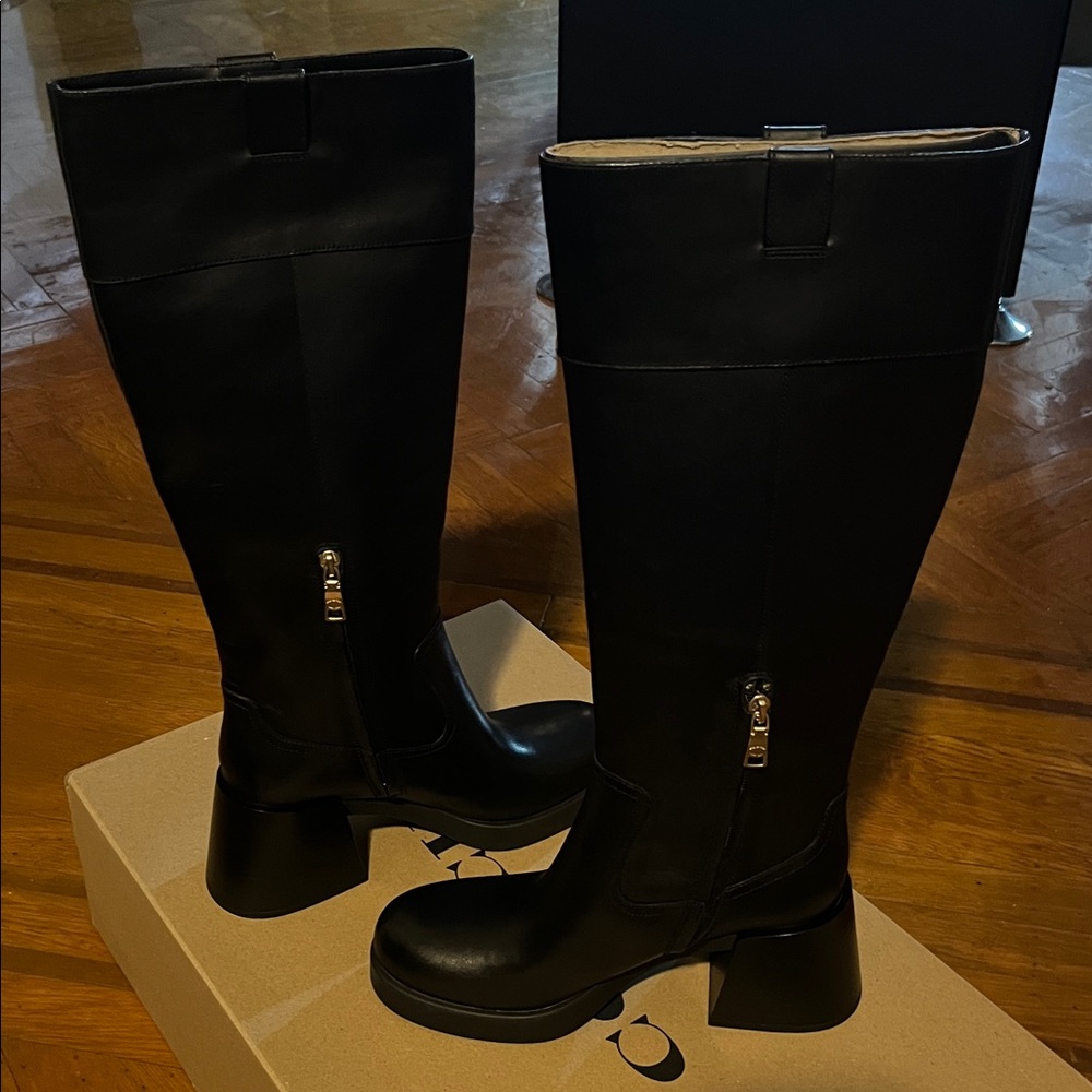 Coach Black Knee-High Women's Boots - Picture 3 of 9